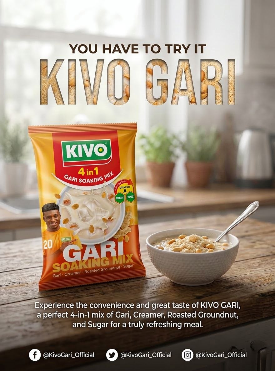 Kivo Gari Product Flyer